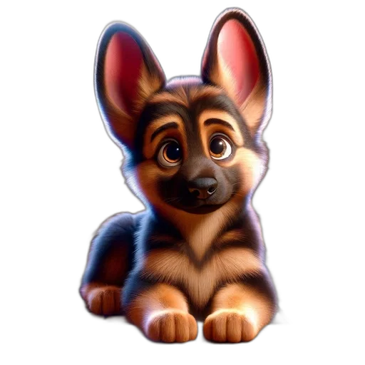animal, staff, creature, 3d render transparent PNG cut-out
