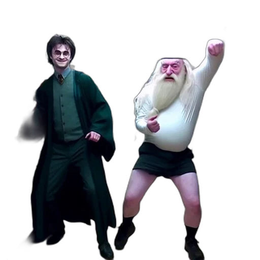 concept art, pixel art, 3d render, harry transparent PNG cut-out