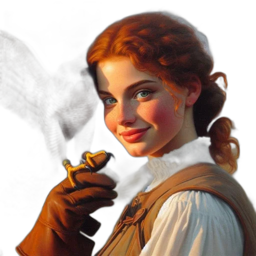 face, staff, photorealistic, fantasy art transparent PNG cut-out