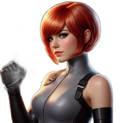 face, robot, comic book art, concept art transparent PNG cut-out