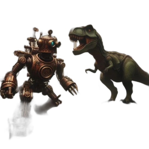 creature, dragon, robot, animal transparent PNG cut-out