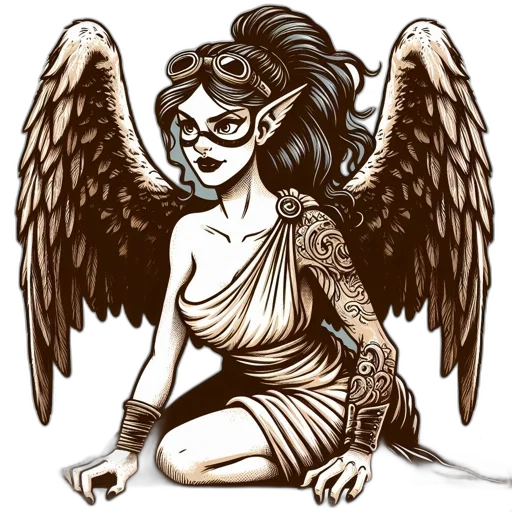 cartoon, comic book art, fantasy art, concept art transparent PNG cut-out
