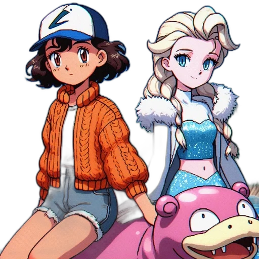 jacket, hat, dress, pixel art transparent PNG cut-out