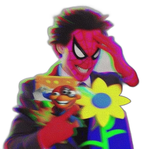 mask, flower, weapon, creature transparent PNG cut-out