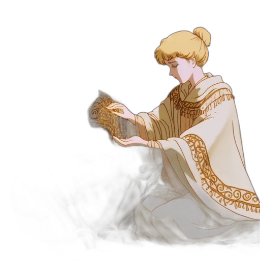 concept art, fantasy art, pixel art, watercolor transparent PNG cut-out