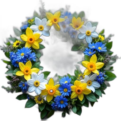 crown, flower, jewelry, staff transparent PNG cut-out