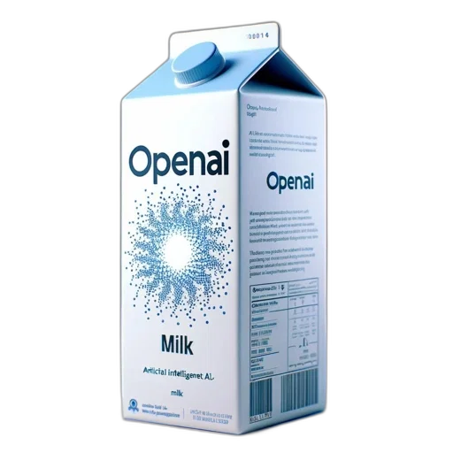 bottle, openai, milk, packaging transparent PNG cut-out