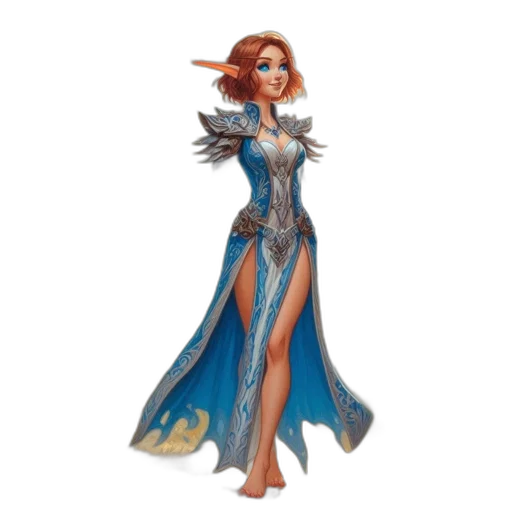 dress, concept art, fantasy art, 3d render transparent PNG cut-out