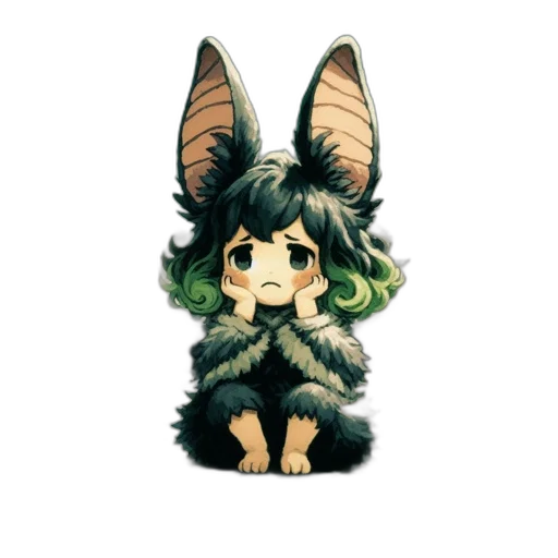 animal, creature, mask, staff transparent PNG cut-out