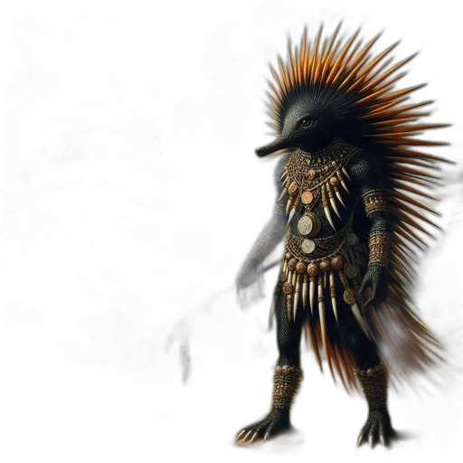 creature, animal, staff, mask transparent PNG cut-out