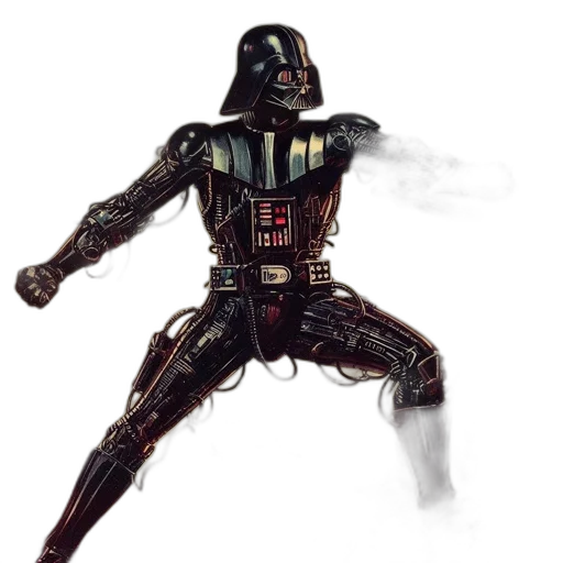 robot, weapon, staff, concept art transparent PNG cut-out
