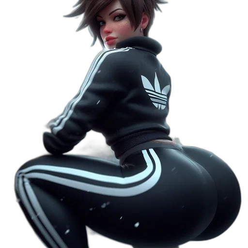 jacket, robot, weapon, staff transparent PNG cut-out