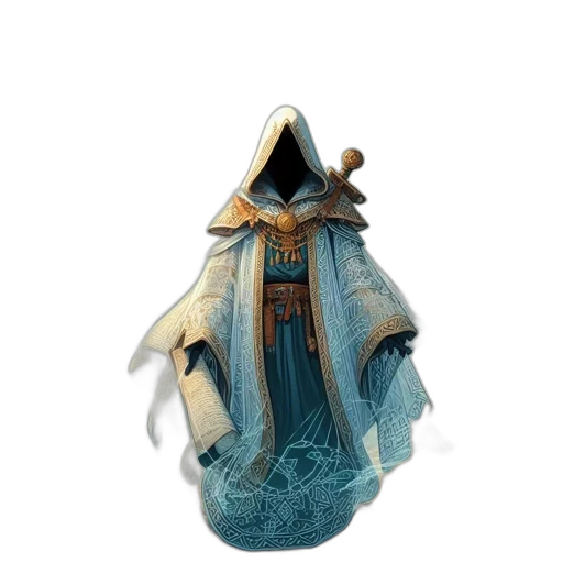 mask, staff, jacket, sword transparent PNG cut-out