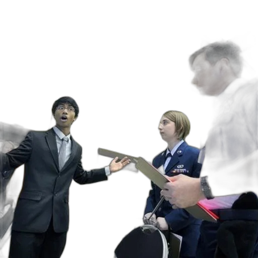 staff, robot, umbrella, hat transparent PNG cut-out