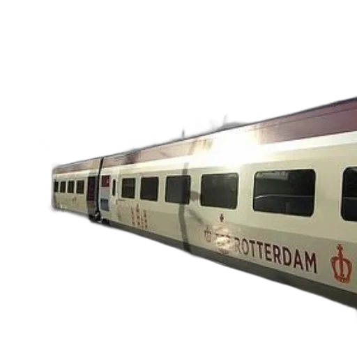 3d render, train, word, rotterdam transparent PNG cut-out