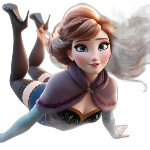 dress, fantasy art, concept art, 3d render transparent PNG cut-out