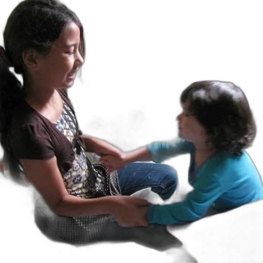 3d render, photorealistic, two, girls transparent PNG cut-out