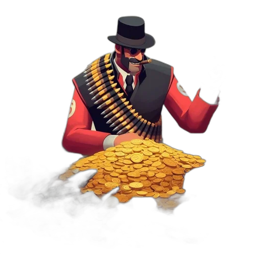 weapon, hat, staff, jacket transparent PNG cut-out