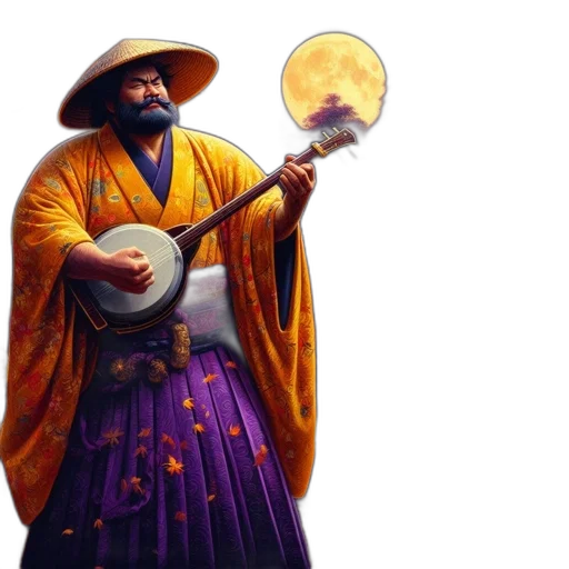 staff, sword, umbrella, hat transparent PNG cut-out
