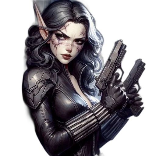weapon, comic book art, fantasy art, concept art transparent PNG cut-out
