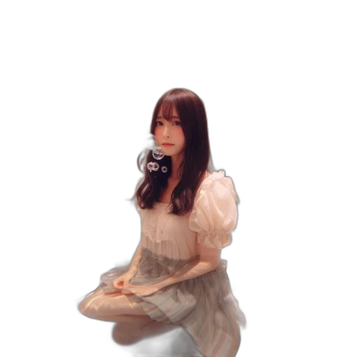 dress, creature, robot, staff transparent PNG cut-out