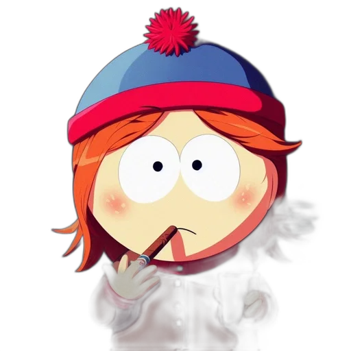 hat, jacket, cartoon, concept art transparent PNG cut-out