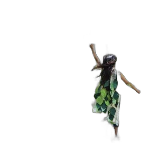 dress, creature, hair, umbrella transparent PNG cut-out