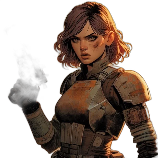 comic book art, concept art, fantasy art, pixel art transparent PNG cut-out