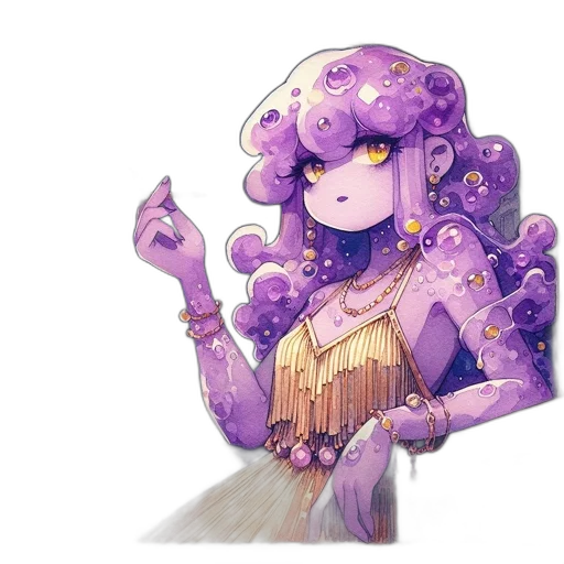 dress, crown, staff, flower transparent PNG cut-out