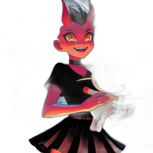 mask, staff, dress, creature transparent PNG cut-out