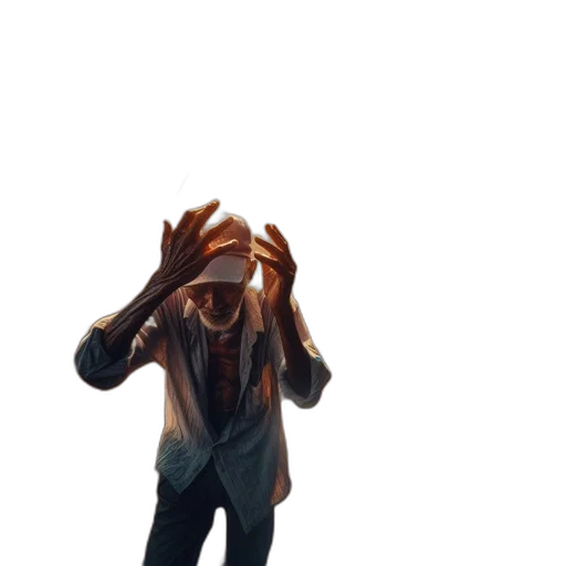 jacket, mask, creature, robot transparent PNG cut-out