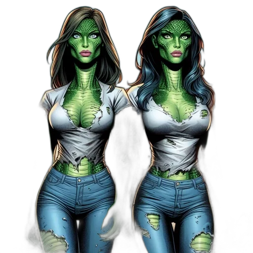 comic book art, concept art, fantasy art, 3d render transparent PNG cut-out