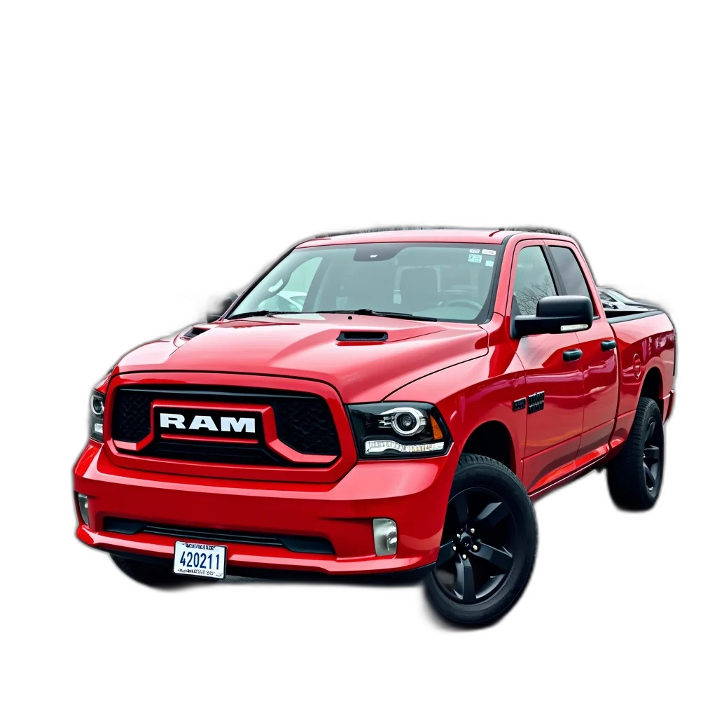 car, photorealistic, 3d render, red transparent PNG cut-out