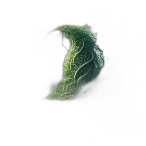 dragon, creature, hair, mask transparent PNG cut-out