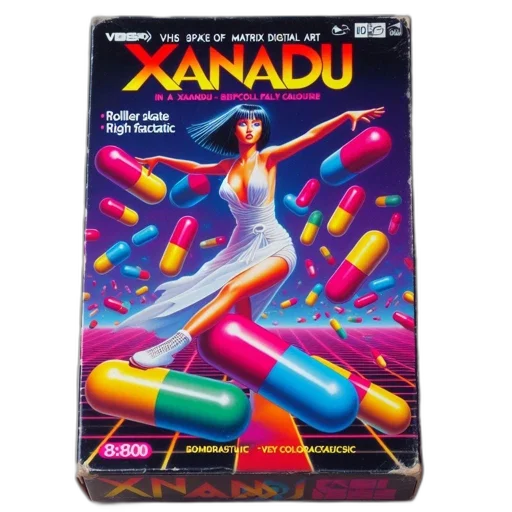 vaporwave, cyberpunk, concept art, vhs transparent PNG cut-out