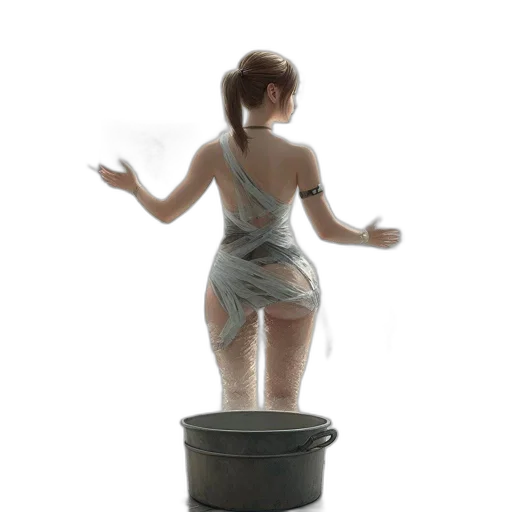 dress, robot, staff, furniture transparent PNG cut-out