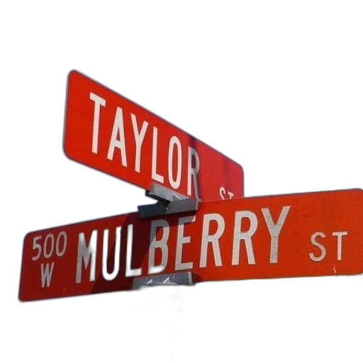 city street, taylor, mulberry, street transparent PNG cut-out