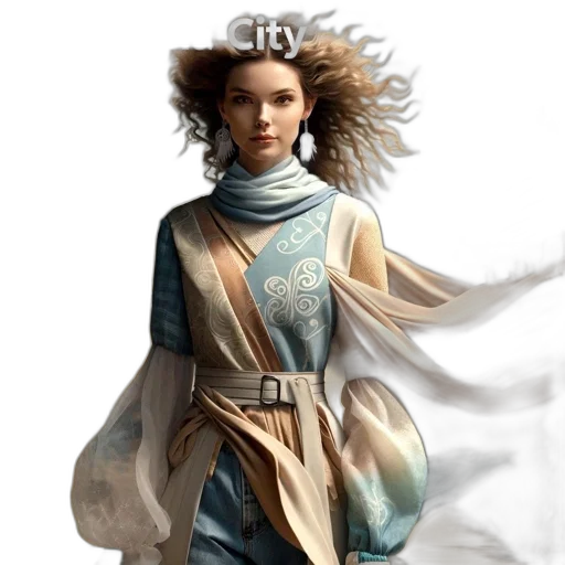 jacket, dress, concept art, fantasy art transparent PNG cut-out