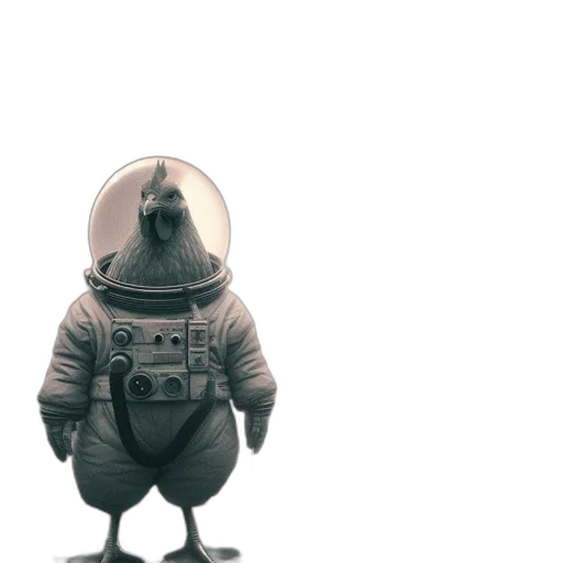 robot, jacket, mask, creature transparent PNG cut-out