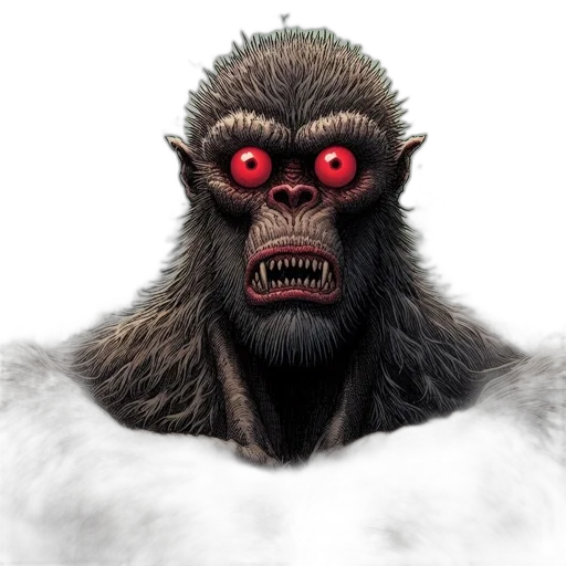 creature, animal, face, mask transparent PNG cut-out