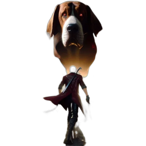 animal, staff, robot, weapon transparent PNG cut-out