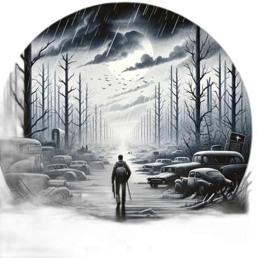 jacket, umbrella, creature, concept art transparent PNG cut-out