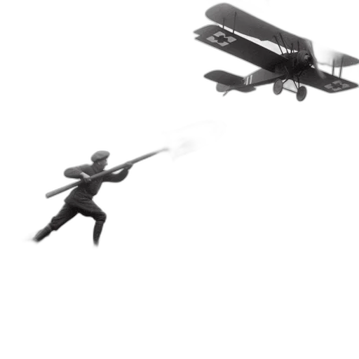 weapon, staff, animal, robot transparent PNG cut-out