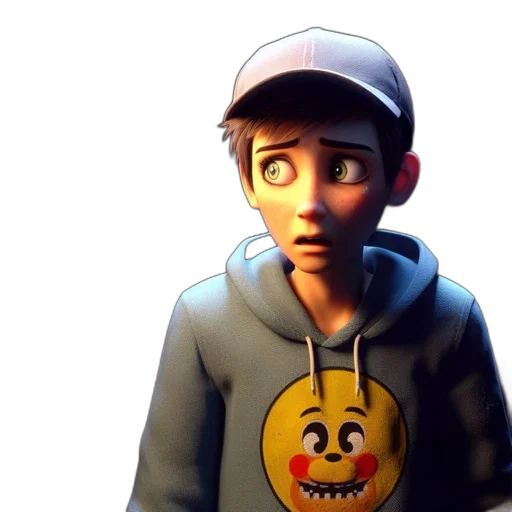 face, jacket, hat, creature transparent PNG cut-out