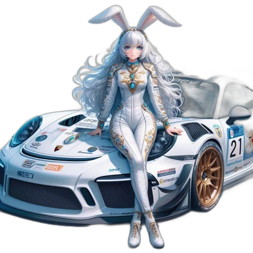 car, concept art, anime, fantasy art transparent PNG cut-out