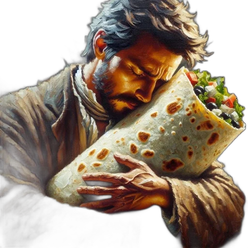 food, oil painting, photorealistic, watercolor transparent PNG cut-out