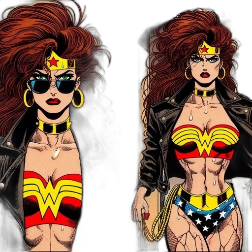 comic book art, concept art, cartoon, fantasy art transparent PNG cut-out