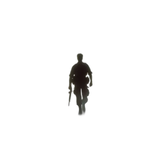 robot, jacket, creature, staff transparent PNG cut-out