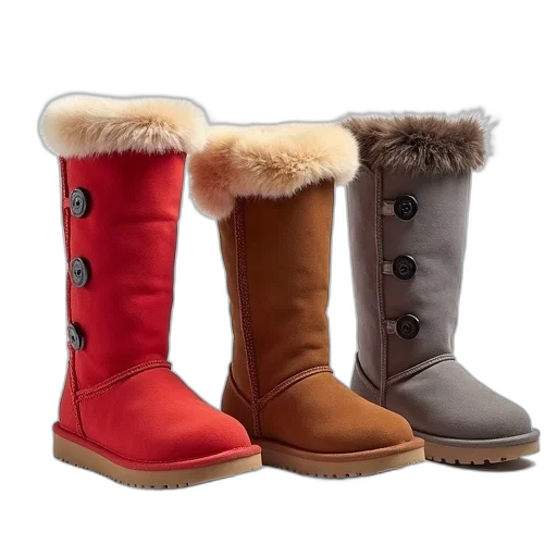 shoes, collection, three, different transparent PNG cut-out