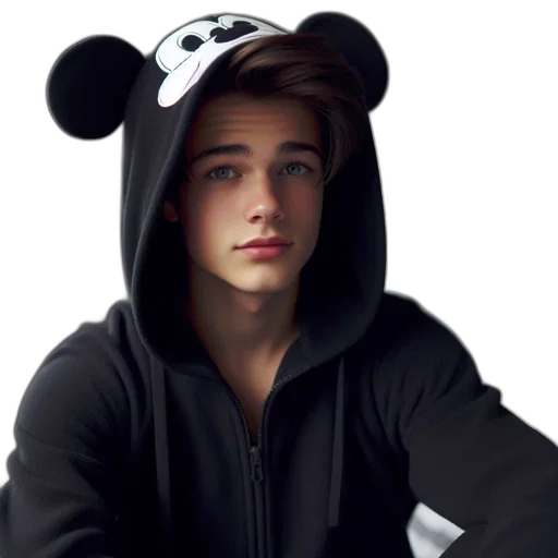 jacket, animal, hat, photorealistic transparent PNG cut-out